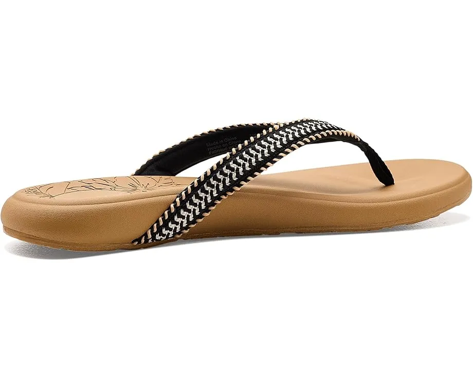 Сандалии Roxy Mellow Lx с мягким полиэстеровым верхом
