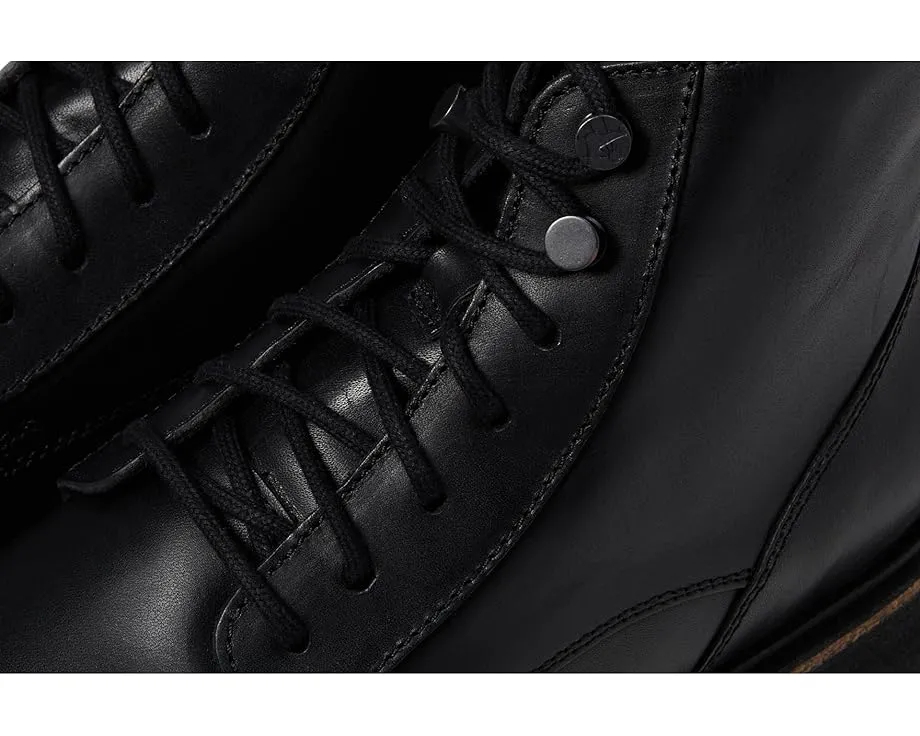 Ботинки Birkenstock Highwood Mid на шнуровке из кожи с синей стелькой