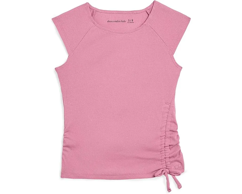 Футболка с асимметричной драпировкой abercrombie kids для детей