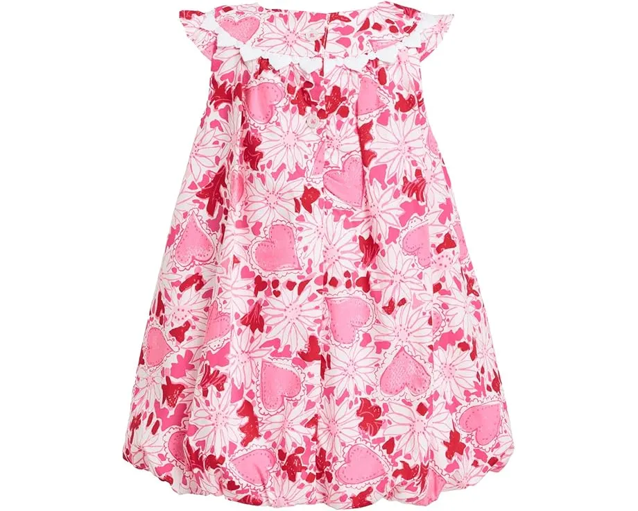 Платье-пузырь Lilly Pulitzer Baby Paloma для девочки с рюшами и кружевом