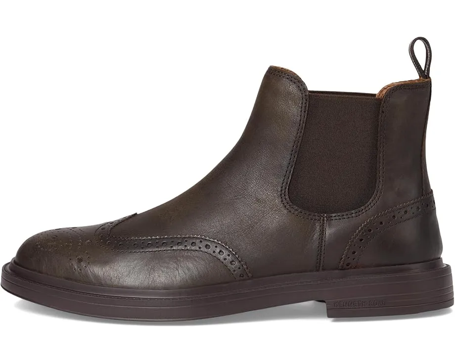 Кожаные ботинки Kenneth Cole New York Frank с крылом на носке и боковой резинкой