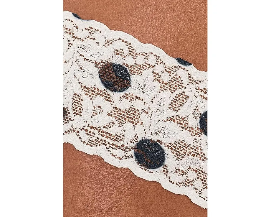 Трусы Hanky Panky из Supima хлопка с принтом и кружевным поясом