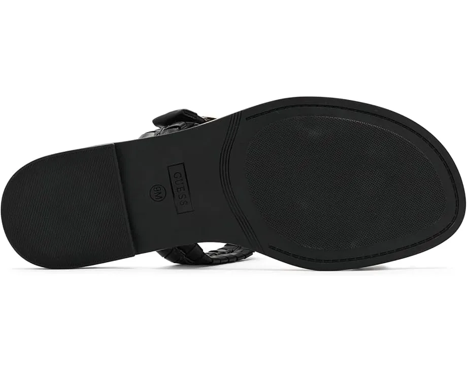 GUESS Сандалии Lylnet с плетеными ремешками и плоской подошвой