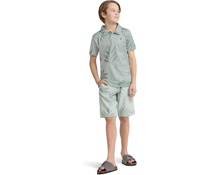 Поло Hurley Kids Printed Belmont Polo с технологией H20-Dri для отвода влаги