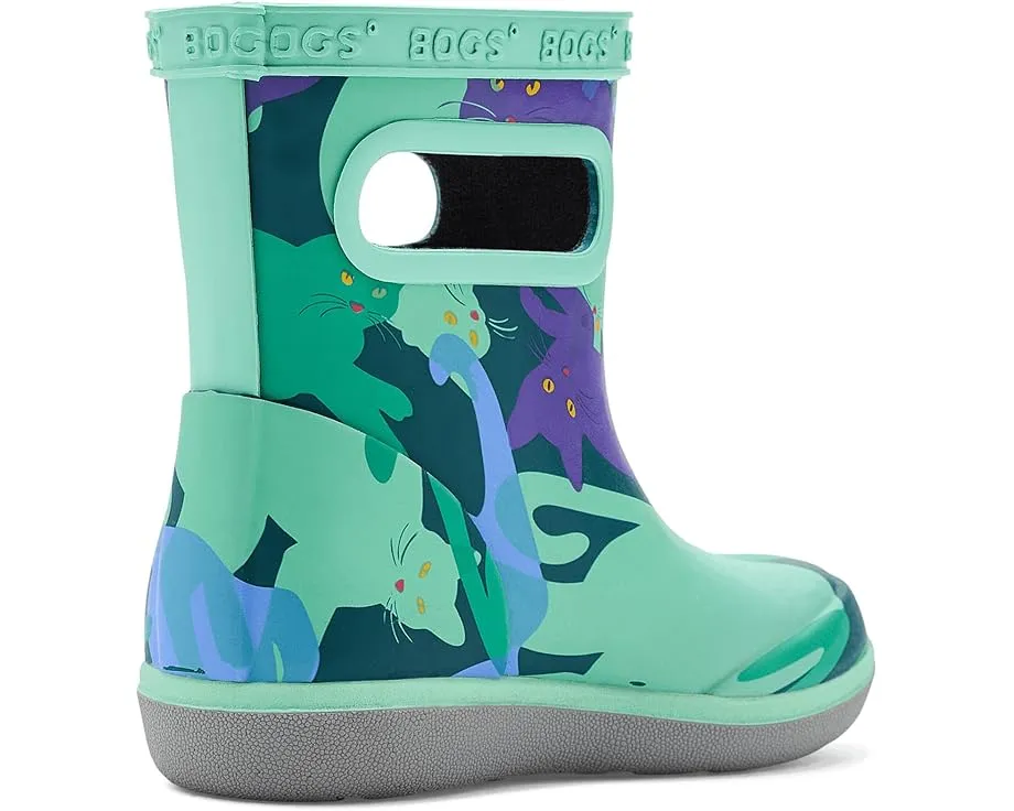 Детские сапоги Bogs Kids Skipper II Catmo с принтом котиков