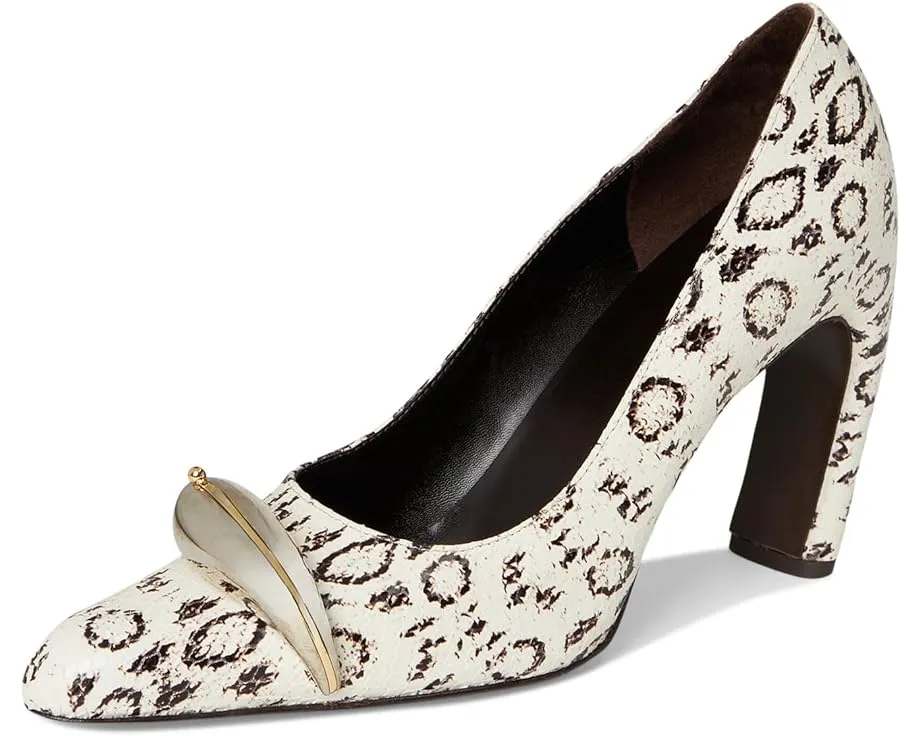 Туфли лодочки Tory Burch Pierced Xl Pumps 90 мм с принтом