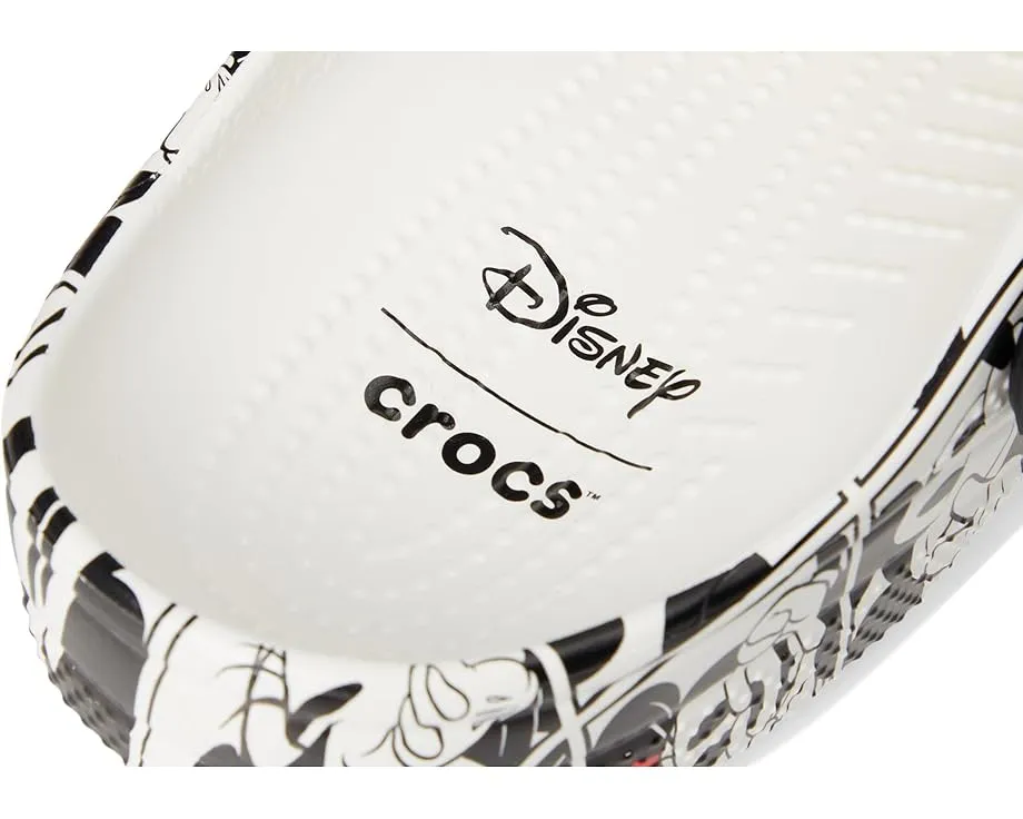 Кроксы Crocs с дизайном Микки Мауса и плюшевой головой персонажа