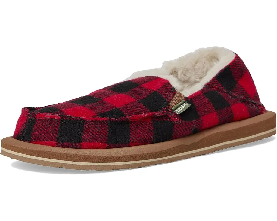 Лоферы Donna Buffalo Chill с контурной стелькой и подкладкой из искусственной овчины Sanuk