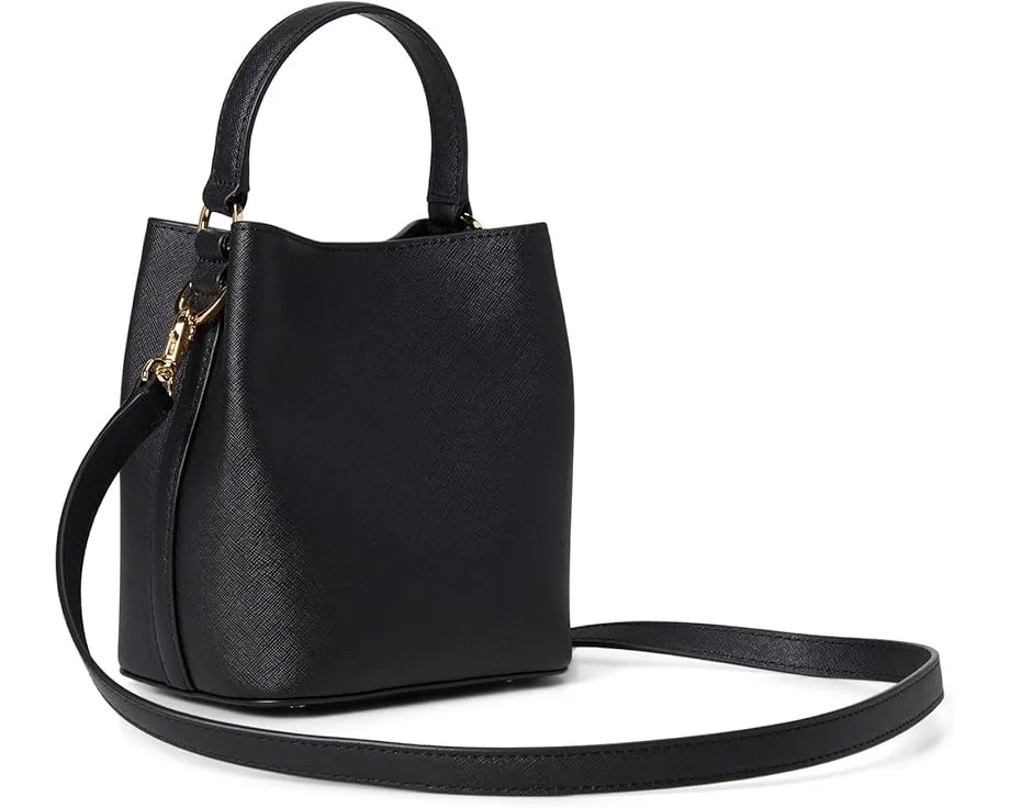 Сумка-ведро Lauren Ralph Lauren Small Reese из тисненой кожи с регулируемым ремнем