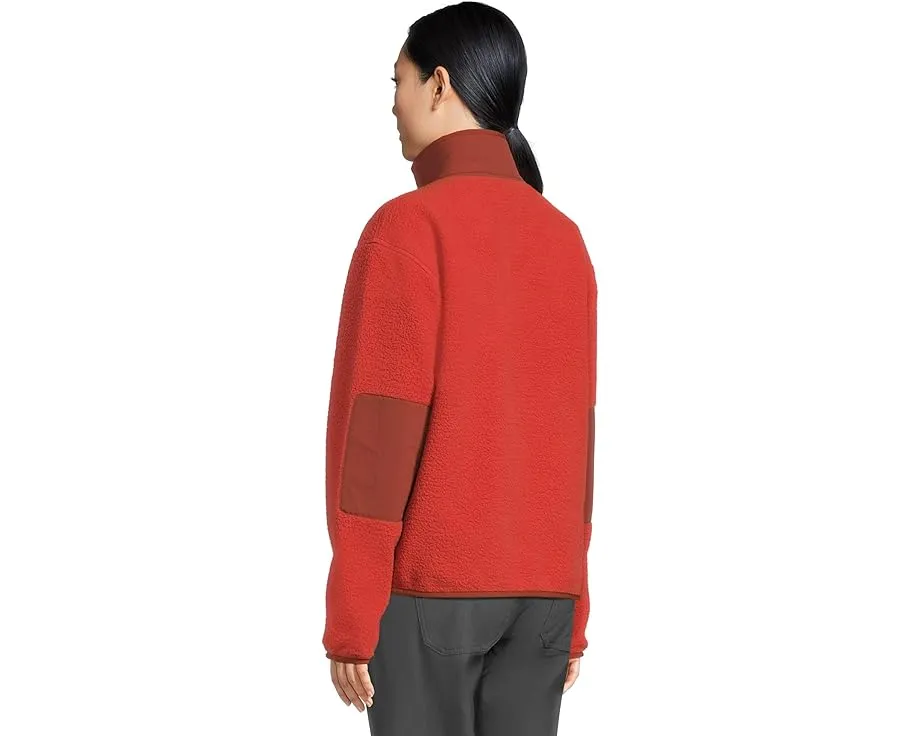 Толстовка Marmot Wanderer из высоковорсного флиса с накладками на плечах и локтях