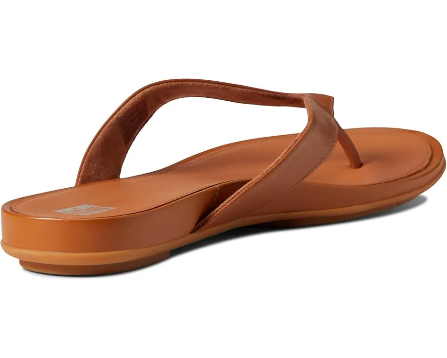 Вьетнамки FitFlop Gracie из кожи с анатомической стелькой