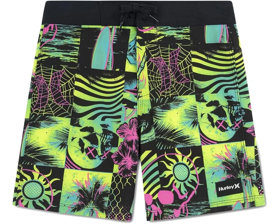 Шорты Hurley Kids Checker Doodle Boardshorts с клетчатым принтом