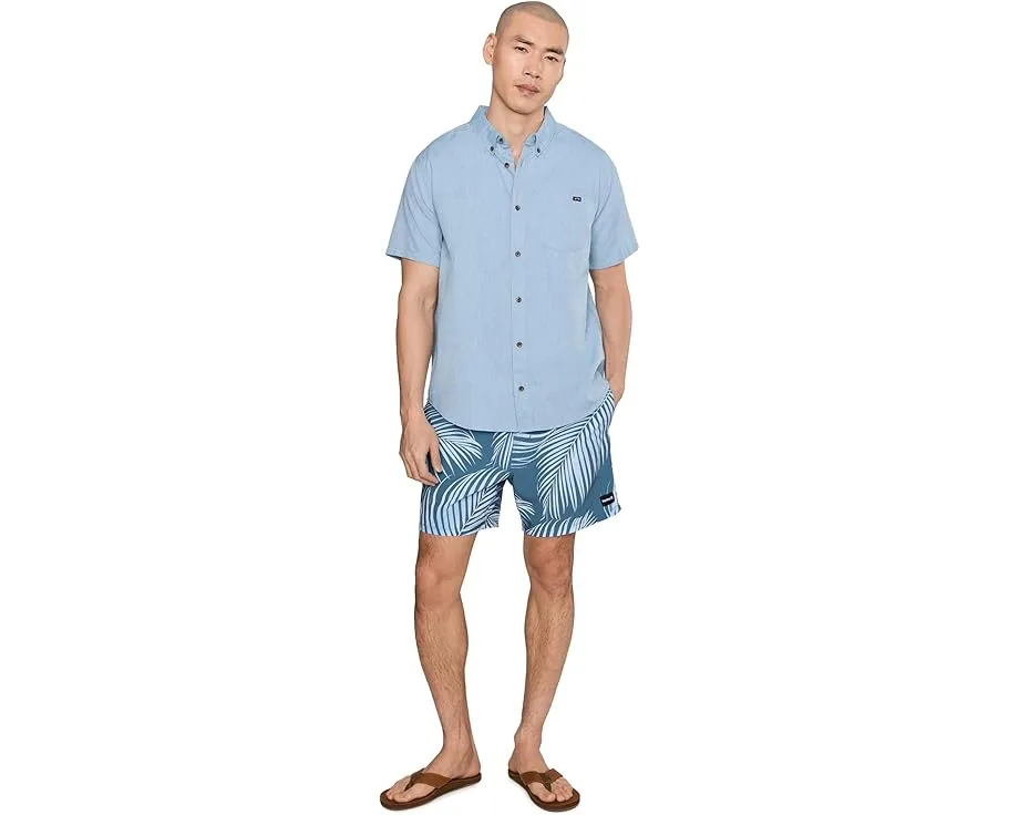 Плавки Hurley Cannonball Lined Volley 17 с двойной тканью и быстрым высыханием