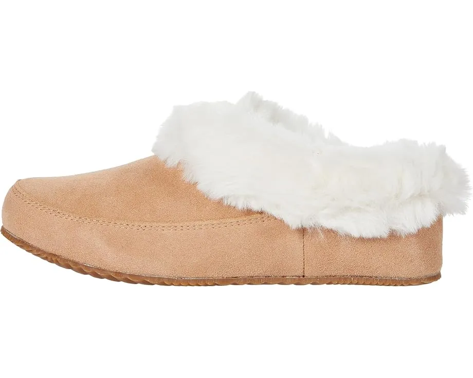 Домашние тапочки Sorel Go с искусственным мехом и резиновой подошвой