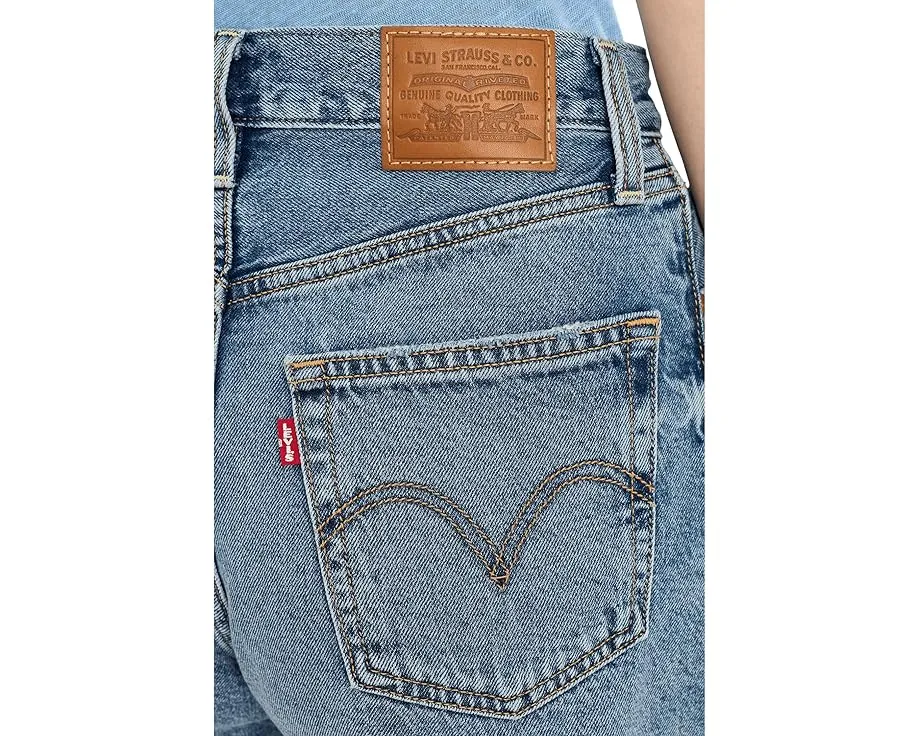 Шорты Levi's® Premium Ribcage Short Zip с высокой посадкой и застежкой-молнией