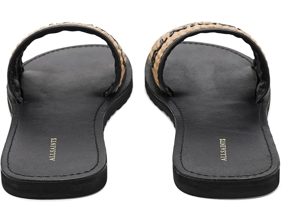 Сандалии Hoxton Slider AllSaints с джутовым верхом