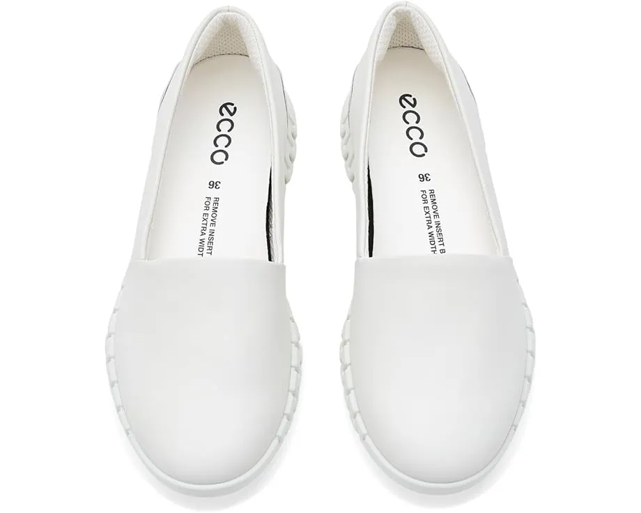 Слипоны ECCO Gruuv Lite Espadrille с кожаным верхом и эластичными вставками
