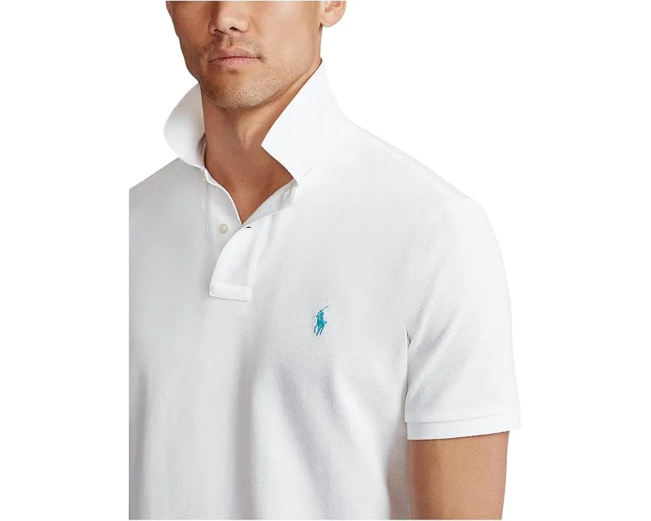 Классическая поло Polo Ralph Lauren из сетчатой ткани с вышитым логотипом