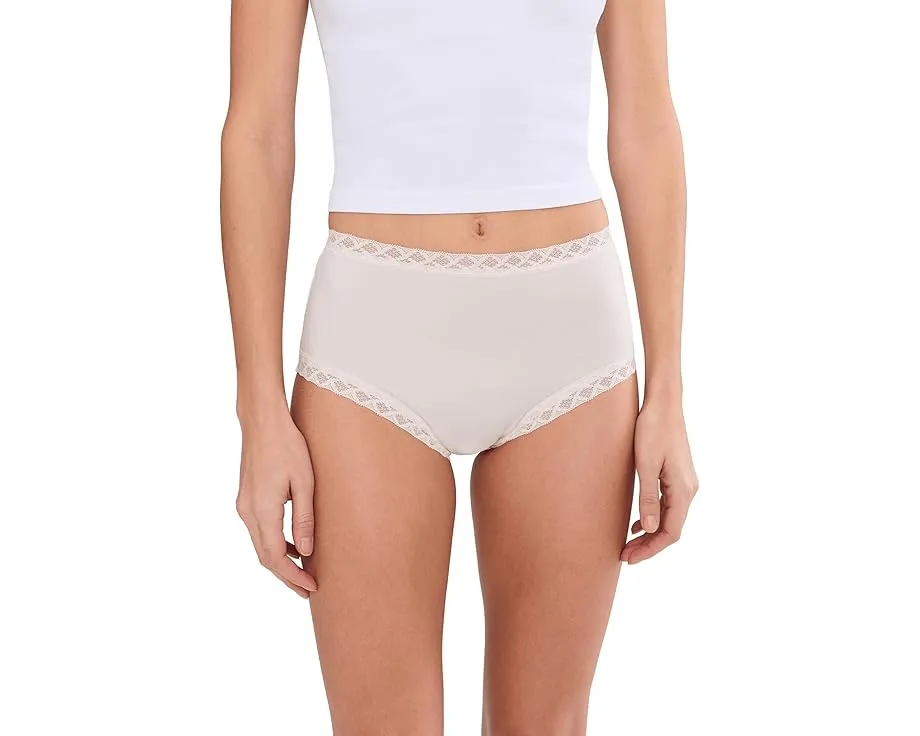 Natori Bliss Full Brief 3 шт. трусы с кружевной отделкой