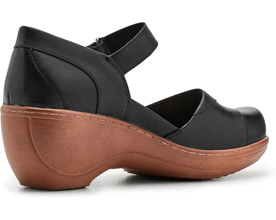 Туфли SoftWalk Miri на платформе с кожаным верхом и регулируемой липучкой