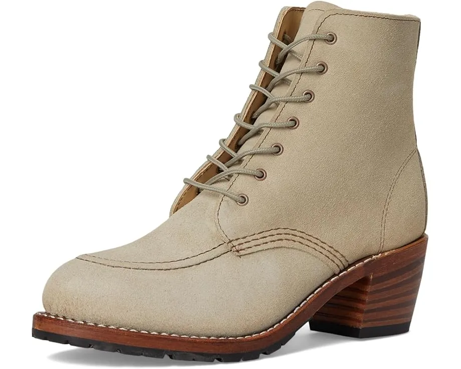 Ботинки Clara от Red Wing Heritage из замши Roughout с мокасиновым носком и подошвой Vibram