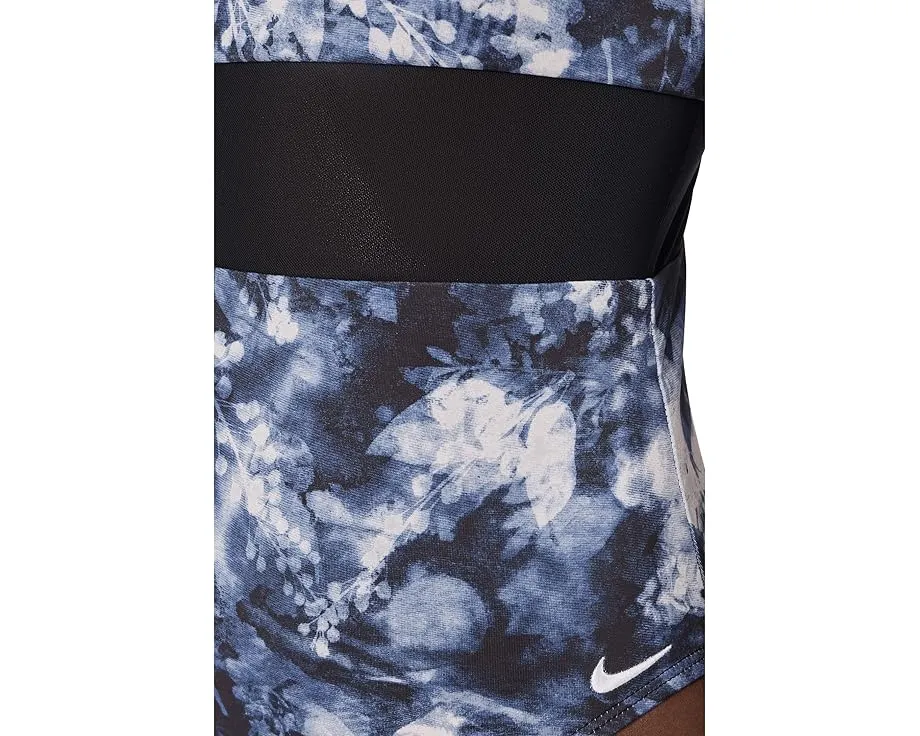 Купальник Nike с V-образной спинкой и цветочным принтом Frozen Floral