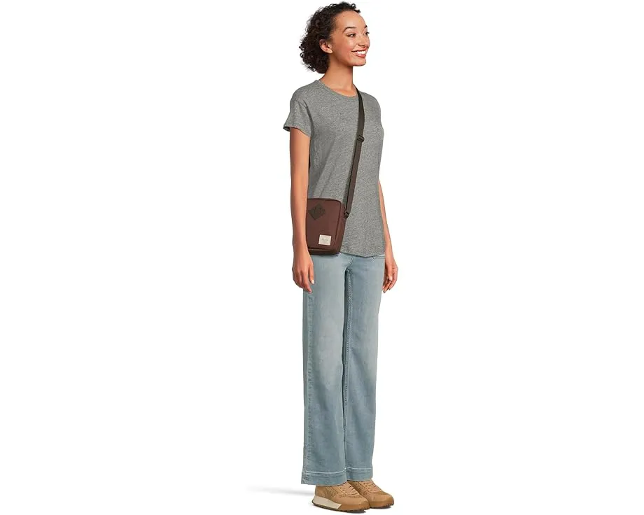 Кроссбоди Herschel Heritage с ромбом и регулируемым ремнем из переработанного полиэстера