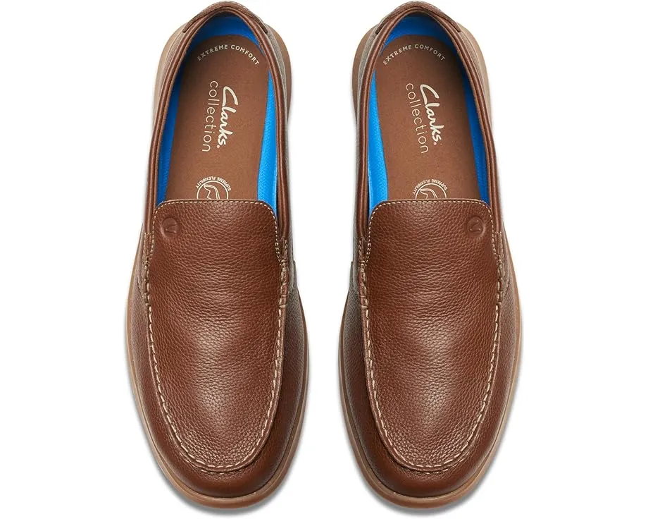 Кроссовки Clarks Flexway Step с замшевым верхом и мокасиновым носком