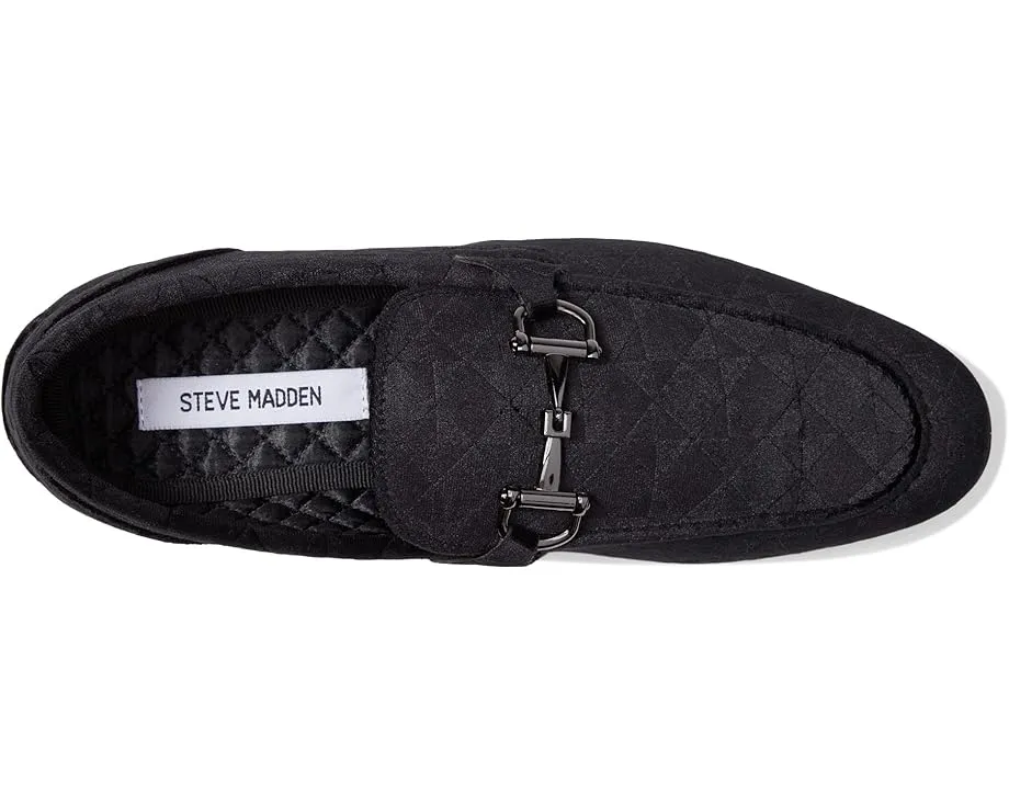 Steve Madden бархатные лоферы Linc с мокасиновым носком и металлической фурнитурой