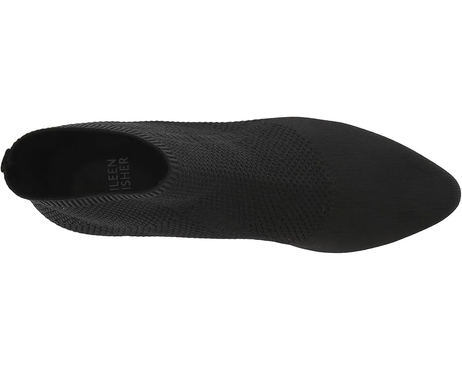 Ботильоны Eileen Fisher Purl на каблуке с верхом из стрейч-трикотажа и замши