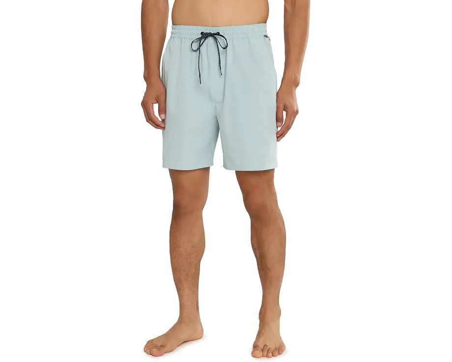 Шорты Quiksilver Taxer Heather Amphibian 18 Hybrid из переработанного полиэстера