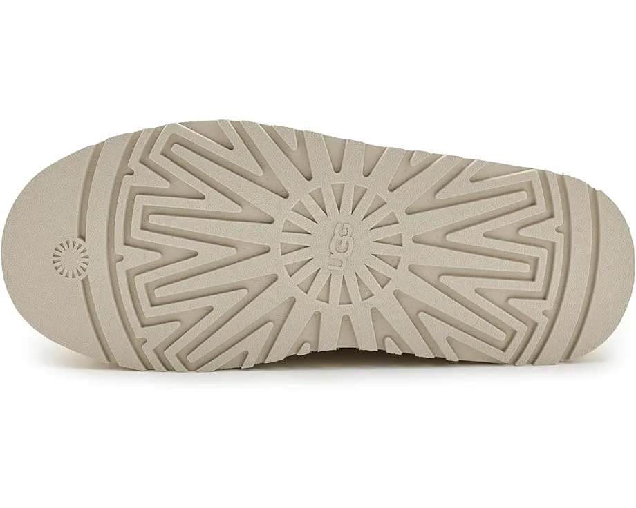 Тапочки UGG Tazz Sun Stitch с вышивкой и подкладкой из меха