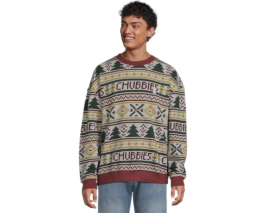 Свитшот Chubbies The Ol' Log Cabin оверсайз с круглой горловиной