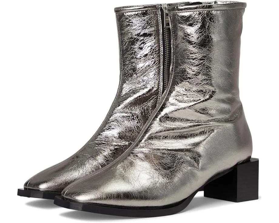 Металлические ботильоны AllSaints Avril с квадратным носком и молнией