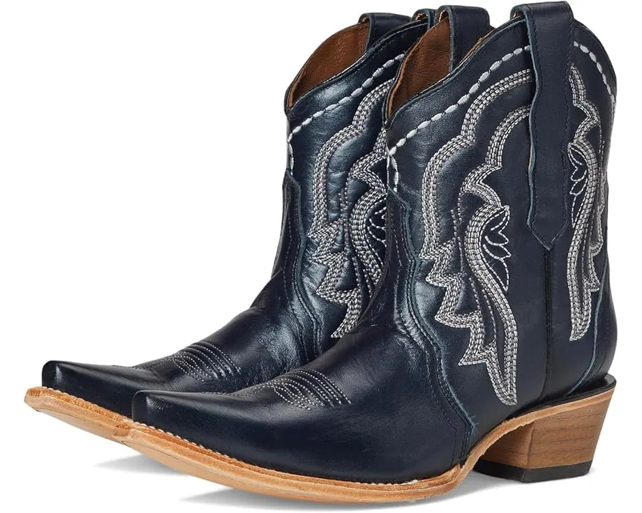 Ботинки Corral L6242 с вышивкой и каблуком кубин для легкого надевания