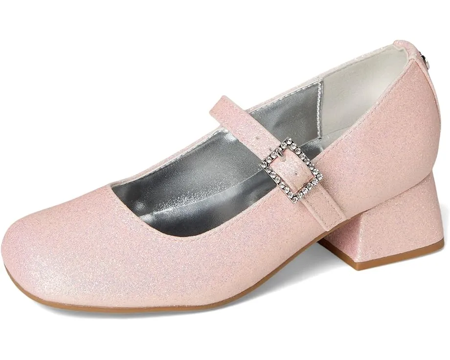 Туфли Mary Jane Mila для девочек от Nina Kids с квадратным носком и стразами
