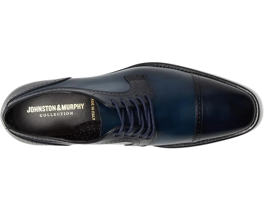 Туфли Johnston & Murphy Collection Cormac Cap Toe из итальянской телячьей кожи