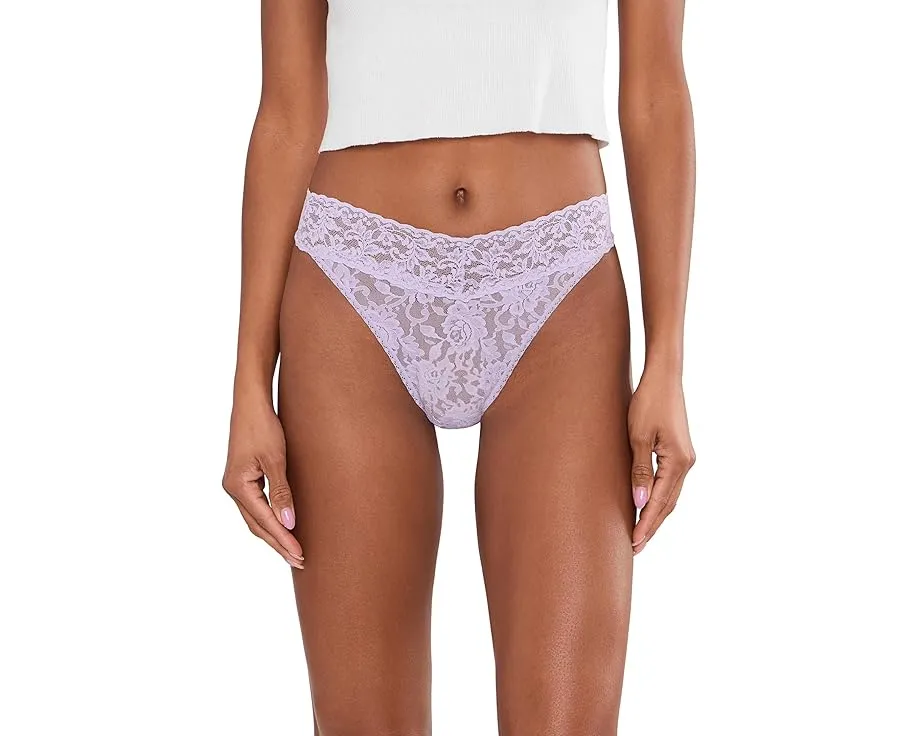 Набор 5 штук трусов стрингов Signature Lace Original Rise от Hanky Panky