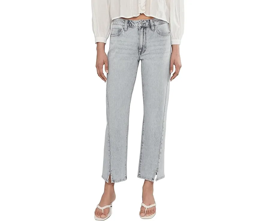 Прямые джинсы Liverpool Los Angeles Kennedy 71 см с декоративными строчками и разрезом