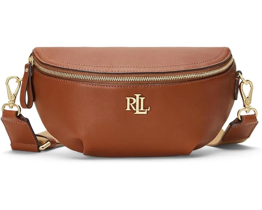 Поясная сумка Lauren Ralph Lauren из натуральной кожи с регулируемым ремнем