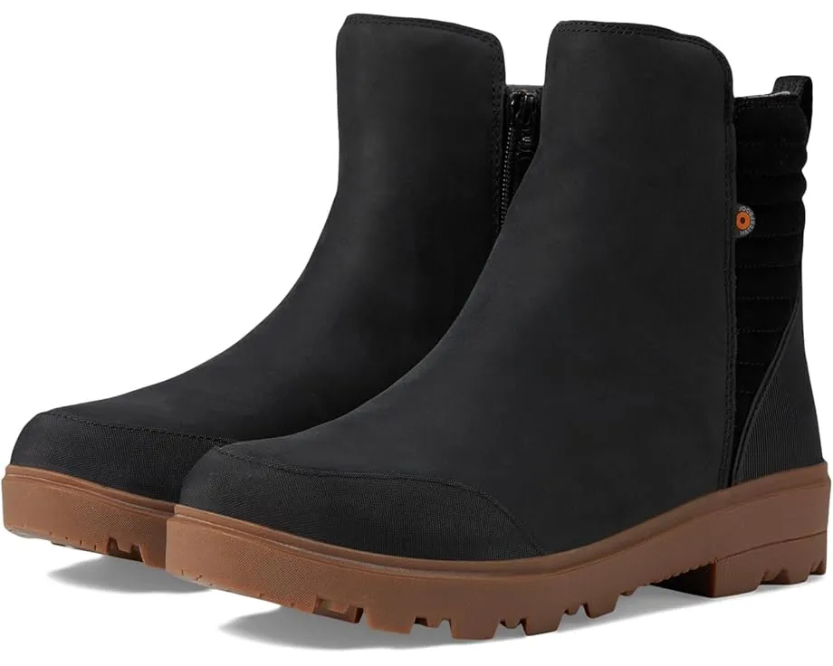 Ботинки Bogs Holly Zip Leather II из золотосертифицированной кожи с защитой от влаги