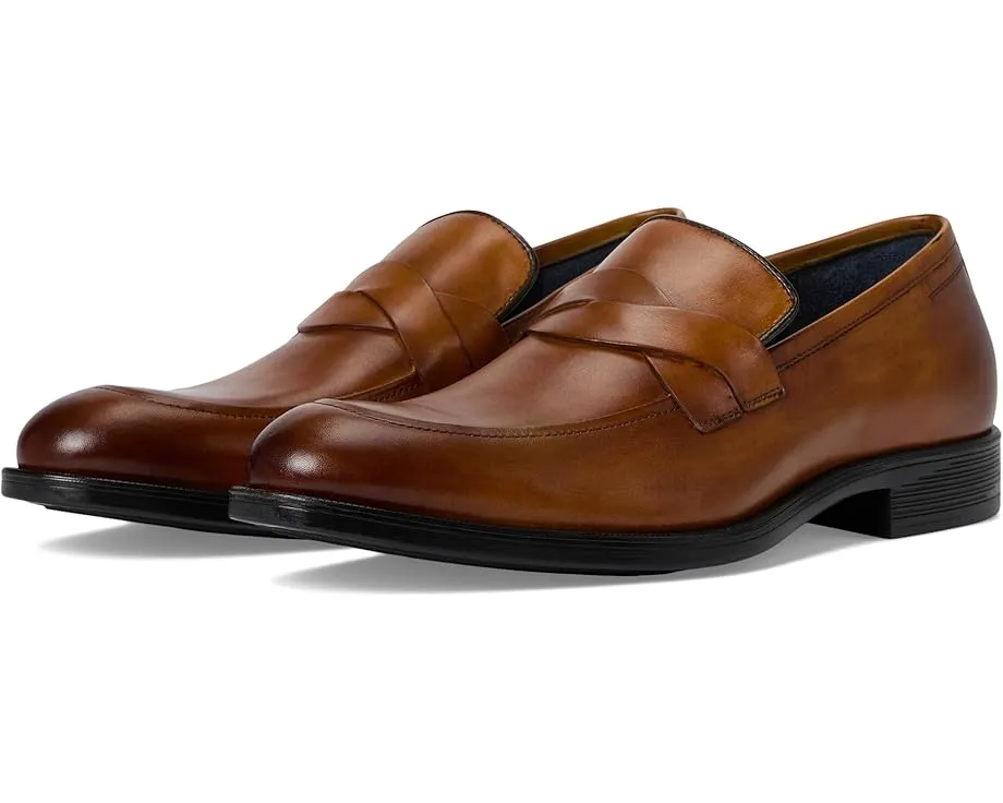 Мокасины Johnston & Murphy Flynch Braided Strap из итальянской кожи с плетеным ремешком