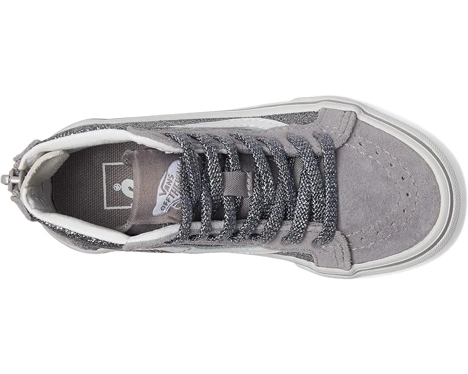 Детские кроссовки Vans SK8-Hi Zip на шнуровке и молнии