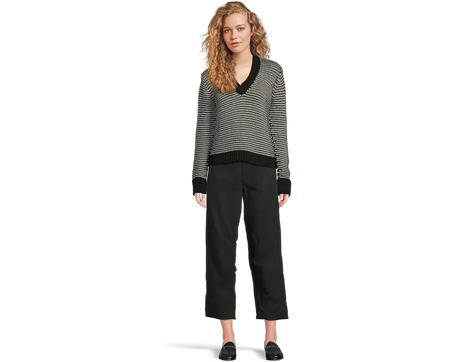 Пуловер Linda с V-образным вырезом и контрастной резинкой Michael Stars