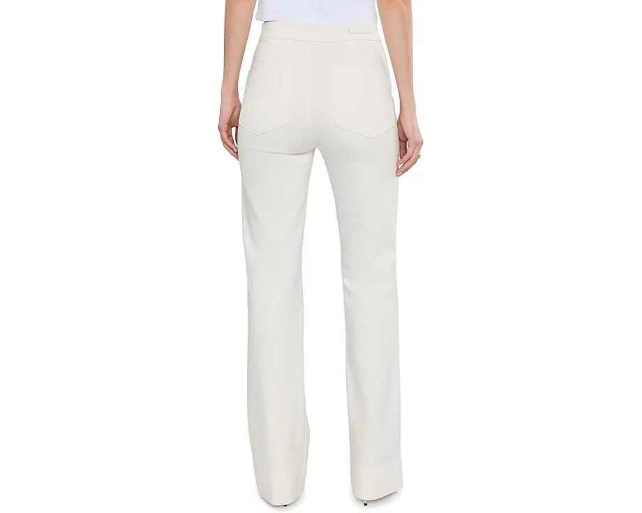 Брюки-джинсы Stevie Boot Trouser от Paige с карманами Jolene в тональном экрю