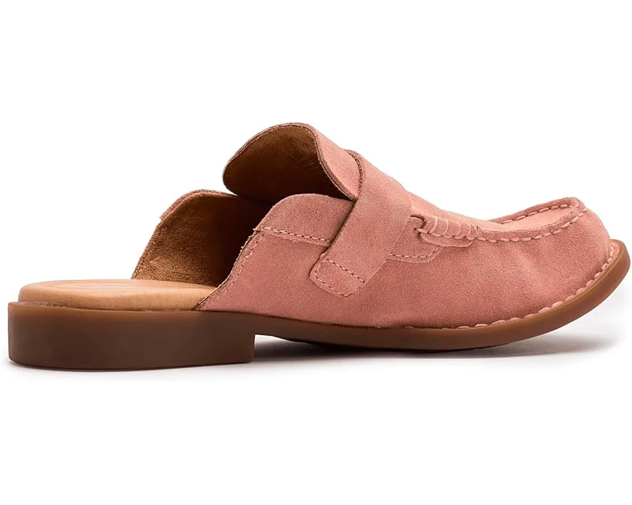 Мюли-лоферы Born Meg из мягкой замши с пряжкой