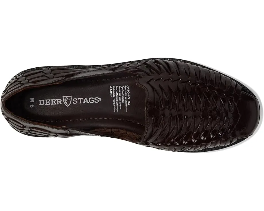 Deer Stags Antonio слипоны из натуральной кожи с плетеным верхом