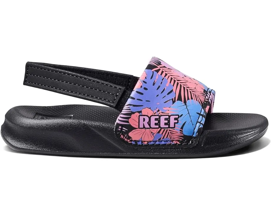 Reef детские шлепанцы Little One Slide с открытым носком и регулируемым ремешком
