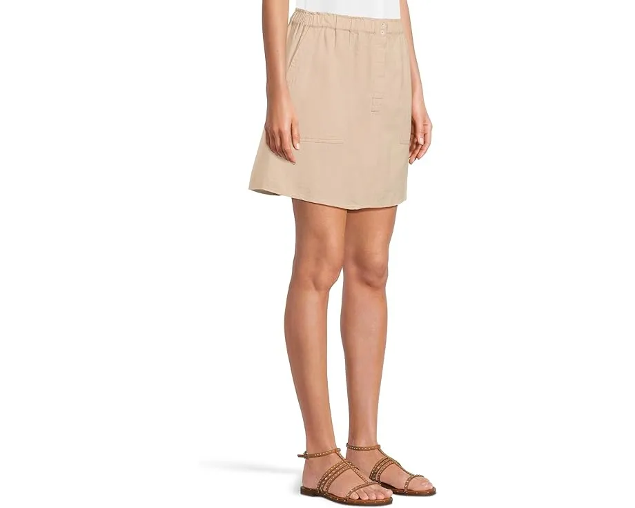 Юбка Lilla P с круглым подолом и эластичным поясом из воздушного текстурированного хлопка