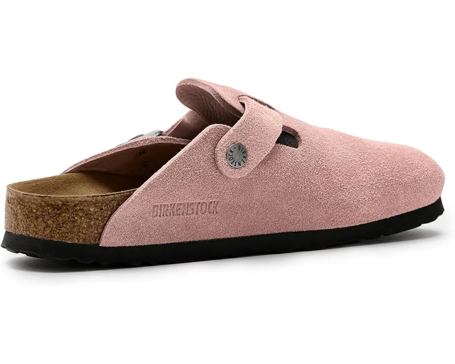 Клоги Birkenstock Boston из замши с амортизирующей подошвой EVA